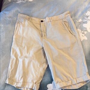 Marc Jacobs Tan Flat Front Shorts